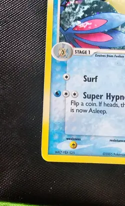 Pokemon Milotic 8/106 EX Emerald Holo Rare 2005 - Image 3