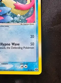 Pokemon Milotic 8/106 EX Emerald Holo Rare 2005 - Image 4