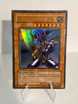 Yugioh- Buster Blader - PSV-050 - Ultra Rare - 1st Edition - DAMAGE + HOLO BLEED - Image 1