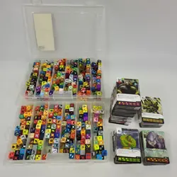 Dice Masters Large Lot 100s of Die & Cards Marvel DC Dungeons Dragons Yu-Gi-Oh - Image 1