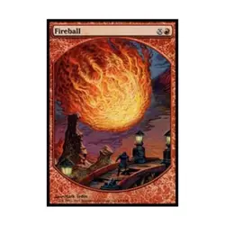 WOTC MtG Magic Player Reward Promos Fireball (P) EX - Image 1