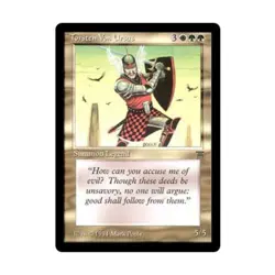WOTC MtG Legends Torsten Von Ursus (U) EX - Image 1