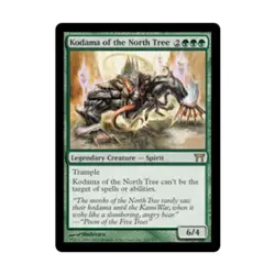 WOTC MtG Champions of Kamigawa Kodama of the North Tree (R) (Foil) VG - Image 1