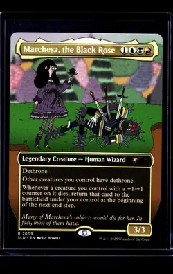 MTG Magic the Gathering SLD Secret Lair Borderless #2009 Marchesa the Black Rose - Image 1