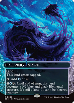 Creeping Tar Pit (REGULAR) x1 - MTG Edge of Eternities: Stellar Sights EOS #9 - Image 1