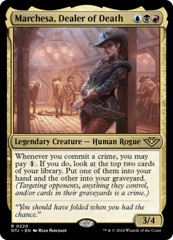 Marchesa, Dealer of Death (REGULAR) x1 - MTG OTJ #220 - Image 1