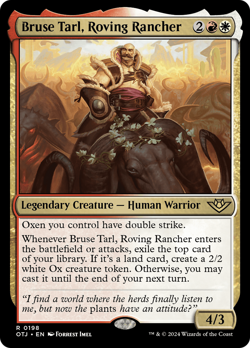 Bruse Tarl, Roving Rancher (REGULAR) x1 - MTG OTJ #198 - Image 1