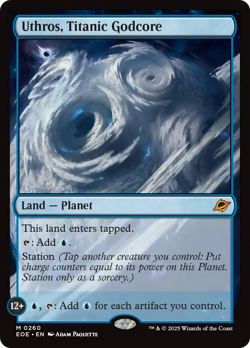 Uthros, Titanic Godcore (REGULAR) x1 - MTG Edge of Eternities EOE #260 - Image 1