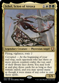 Ixhel, Scion of Atraxa (REGULAR) x1 - MTG Commander ONC #1 - Image 1
