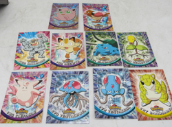 1996 TOPPS 10 Vintage Pokemon Cards including Bulbasaur JigglyPuff GOOD CONDIT - Image 1