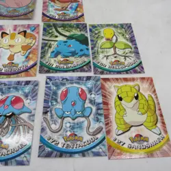 1996 TOPPS 10 Vintage Pokemon Cards including Bulbasaur JigglyPuff GOOD CONDIT - Image 5