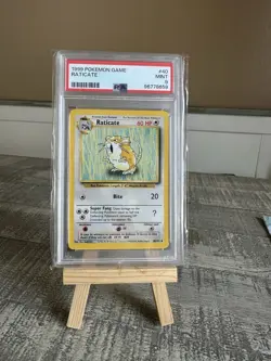 1999 Pokemon Game Raticate PSA MINT 9 - Image 1