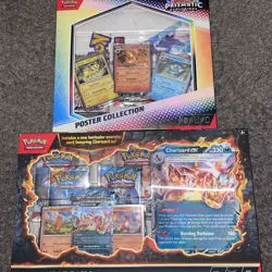 Pokemon TCG Prismatic Evo Poster Collection And Charizard Special Collection Box - Image 1