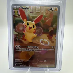 POKEMON PLUSLE 193/182 SV04: PARADOX RIFT ILLUSTRATION RARE - Image 1