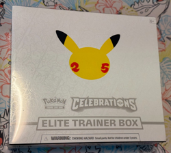 Pokemon TCG 25th Anniversary Celebrations Elite Trainer Box ETB Factory Sealed - Image 1