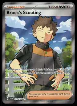 Brock's Scouting 179/159 Ultra Rare Journey Together Pokemon Near Mint - Image 1