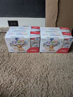 Pokemon Prismatic Evolutions Elite Trainer Box & Booster Bundle Costco 2-Pack(4) - Image 1