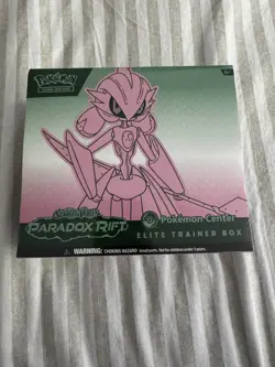 Paradox Rift Pokemon Center Elite Trainer Box - Iron Valliant - New & Sealed - Image 1
