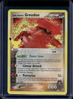 2021 Pokemon SWSH Celebrations Team Magma's Groudon Classic Collection #9/95 - Image 1