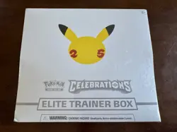 Pokemon Celebrations Elite Trainer Box 25th Anniversary ETB - Wrap has TEAR 820650809439 - Image 1