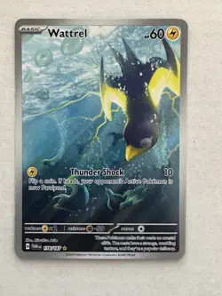 Pokemon TCG Wattrel 178/167 Twilight Masquerade Illustration Rare NM - Image 1