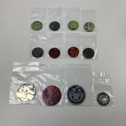 Lot of 12x Official Pokemon TCG Coins - Image 1