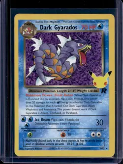 2021 Pokemon SWSH Celebrations Dark Gyarados Classic Collection #8/82 - Image 1