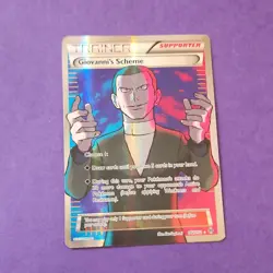 Pokemon Giovanni's Scheme 162/162 Breakthrough Ultra Rare Full Art Holo English - Image 1