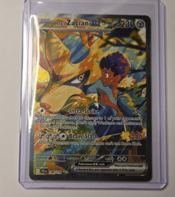 Pokemon Hop's Zacian ex Special Illustration Rare Full Art Holo 186/159 HP 230 - Image 1