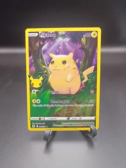 Pokemon Pikachu Holo Rare Celebrations 005/025 TCG - Image 1