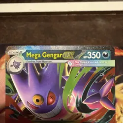 Mega Gengar Ex Holo Ascended Heroes Double Rare 125/217 Pokemon TCG mint - Image 3