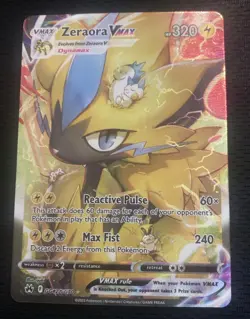 Pokemon TCG Zeraora VMAX Galarian Gallery Crown Zenith GG42/GG70 - Image 1