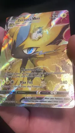 Pokemon TCG Zeraora VMAX Galarian Gallery Crown Zenith GG42/GG70 - Image 2