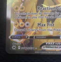Pokemon TCG Zeraora VMAX Galarian Gallery Crown Zenith GG42/GG70 - Image 3