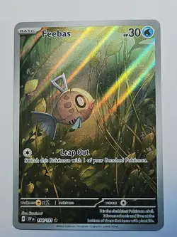 Pokemon TCG Feebas 198/191 IR Illustration Rare Surging Sparks NM - Image 1