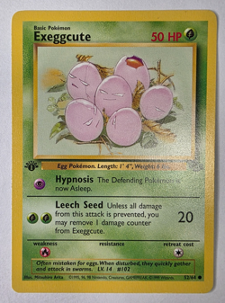 1999 Pokemon Jungle - 1st Edition - Exeggcute - 52/64 - NM/MT - Image 1