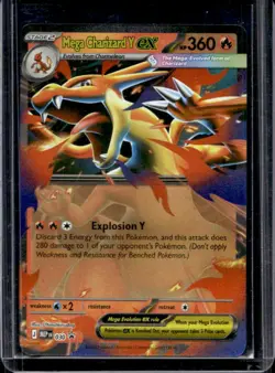 2025 Pokemon MEP Black Star Promos Mega Charizard Y ex #030 - Image 1