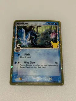 Mimikyu (Delta Species) SWSH136 Holo Promo Sword & Shield Promo Pokemon NearMINT - Image 1