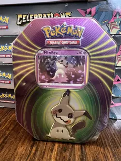 Pokemon TCG - Mighty Mysterious Tin/Knockout Tin [Mimikyu] [Factory-Sealed] - Image 1