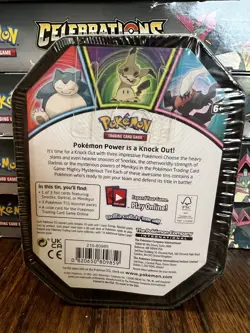 Pokemon TCG - Mighty Mysterious Tin/Knockout Tin [Mimikyu] [Factory-Sealed] - Image 2