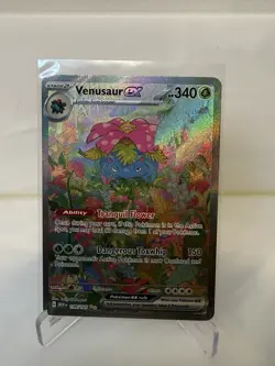 Pokemon Venusaur ex 198/165 Scarlet & Violet 151 Special Illustration Rare NM - Image 1