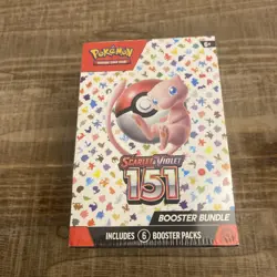 Pokemon TCG Scarlet & Violet 151 Booster Bundle Sealed New (6 packs) - Image 1
