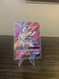Pokemon Sylveon GX Guardians Rising Full Art SM Holo Card 140/145 Ultra Rare - Image 1