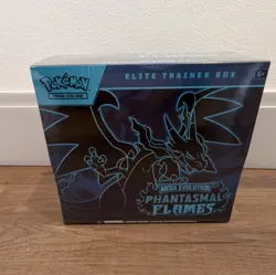 Pokemon TCG Mega Evolution Phantasmal Flames Elite Trainer Box Booster Promo - Image 1