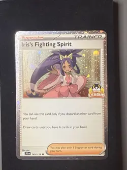 Pokemon Iris’s Fighting Spirit Ultra Ball League Stamp Promo Journey Together - Image 1