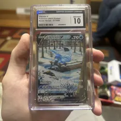 Pokemon Korean Eevee Heroes Glaceon V 077/069 Full Art Cgc 10 - Image 1