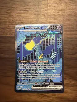 Pokemon Iron Crown ex 158/131 Prismatic Evolutions Holo - Image 1