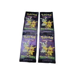 4x *NEW SEALED* Pokemon TCG: 2023 Trick or Trade Halloween Booster Packs - Image 1