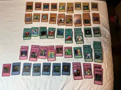 Yugioh Starter Deck Pegasus SDP Lot 90 Cards Holos x7 LP-Damaged - Image 1