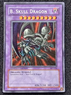 MP YUGIOH B SKULL DRAGON MISPRINT Limited Secret Tin Holo BPT-006 - Image 1